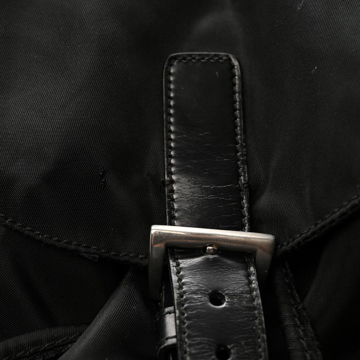 Prada Tessuto Nylon Vela Cinch Backpack Black 10 of 12