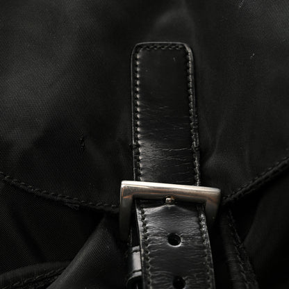 Prada Tessuto Nylon Vela Cinch Backpack Black 10 of 12