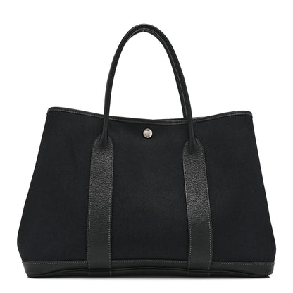 Hermes Toile Vache Country Garden Party 36 Black 1 of 10