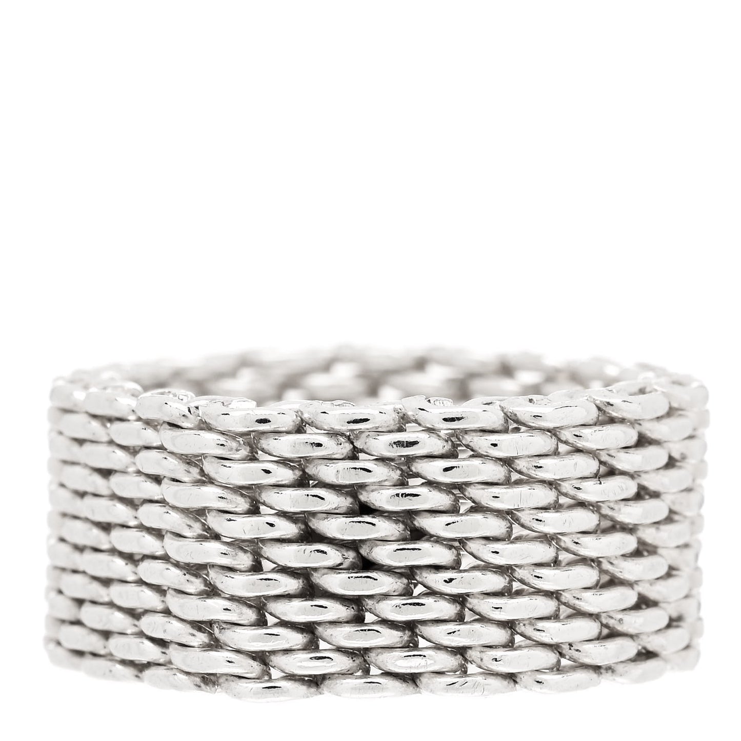 Sterling Silver Somerset Mesh Ring 55 7.25