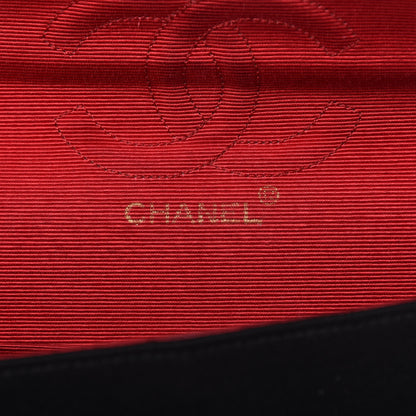 Chanel Jersey Quilted Medium Double Flap Black 8 of 10