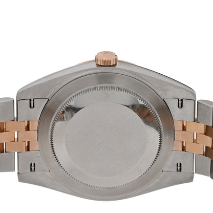 Rolex Stainless Steel 18K Everose Gold 41mm Oyster Perpetual Datejust Watch Sundust 126331 4 of 5
