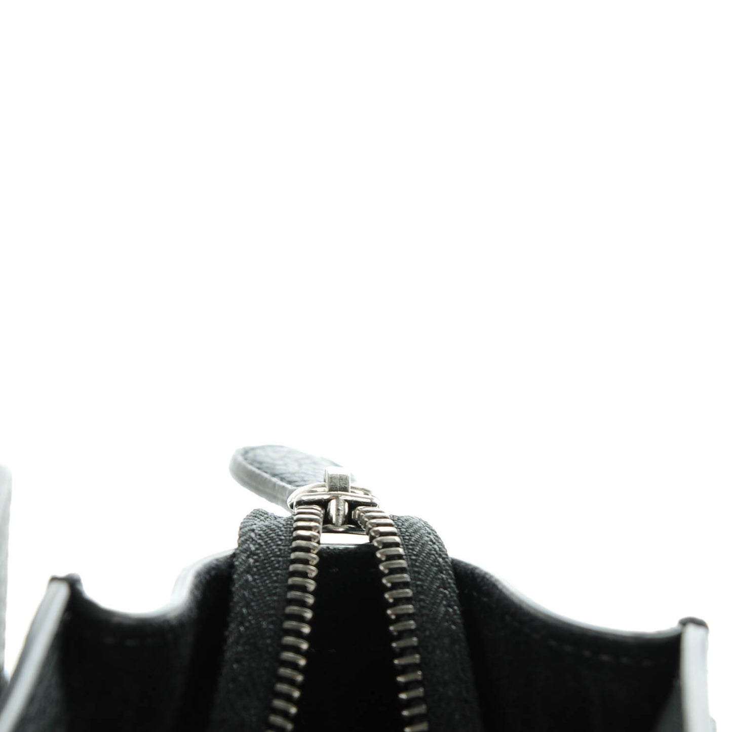 Drummed Calfskin Nano Luggage Black