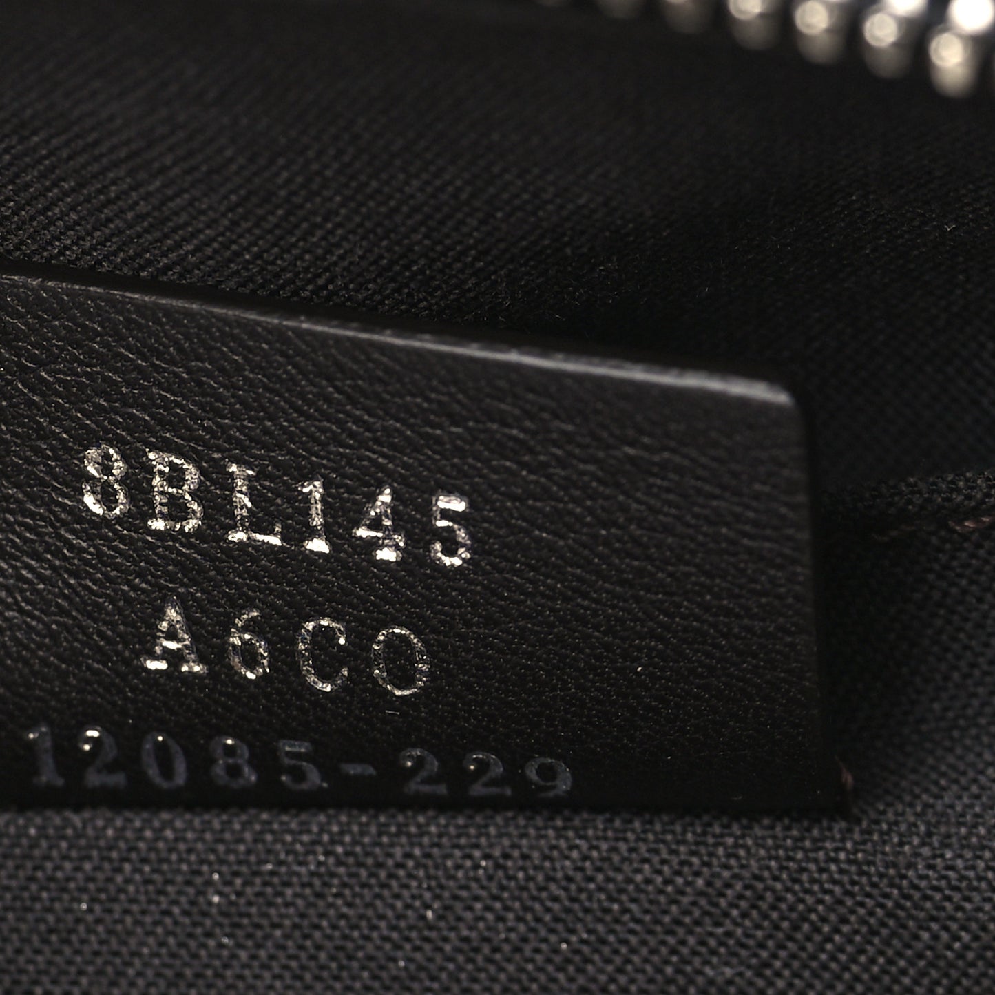 Vitello Dolce Bi-Color FF 1974 Embossed Mini By The Way Boston Bag Black Maya