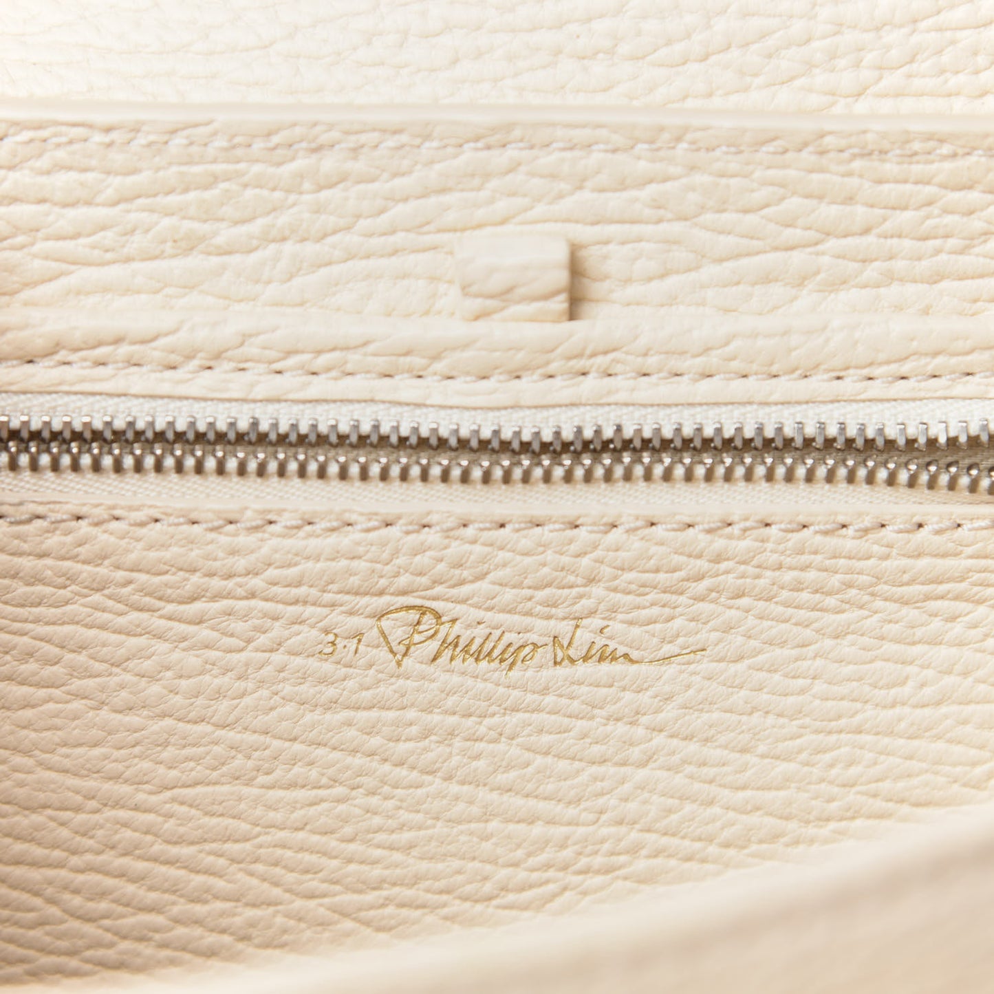 Textured Calfskin Mini Pashli Satchel Milk
