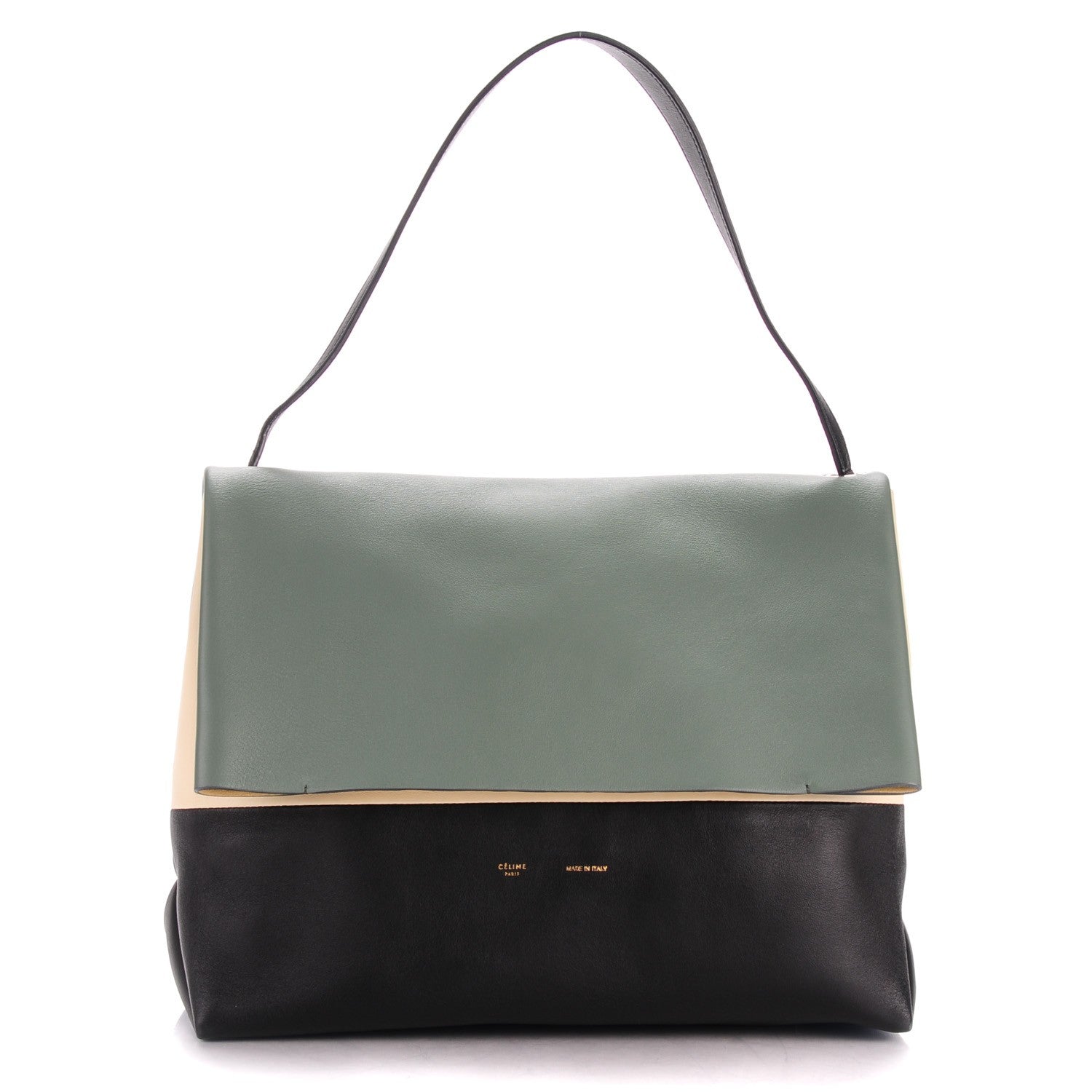 Celine Calfskin All Soft Shoulder Bag Almond 1 of 9