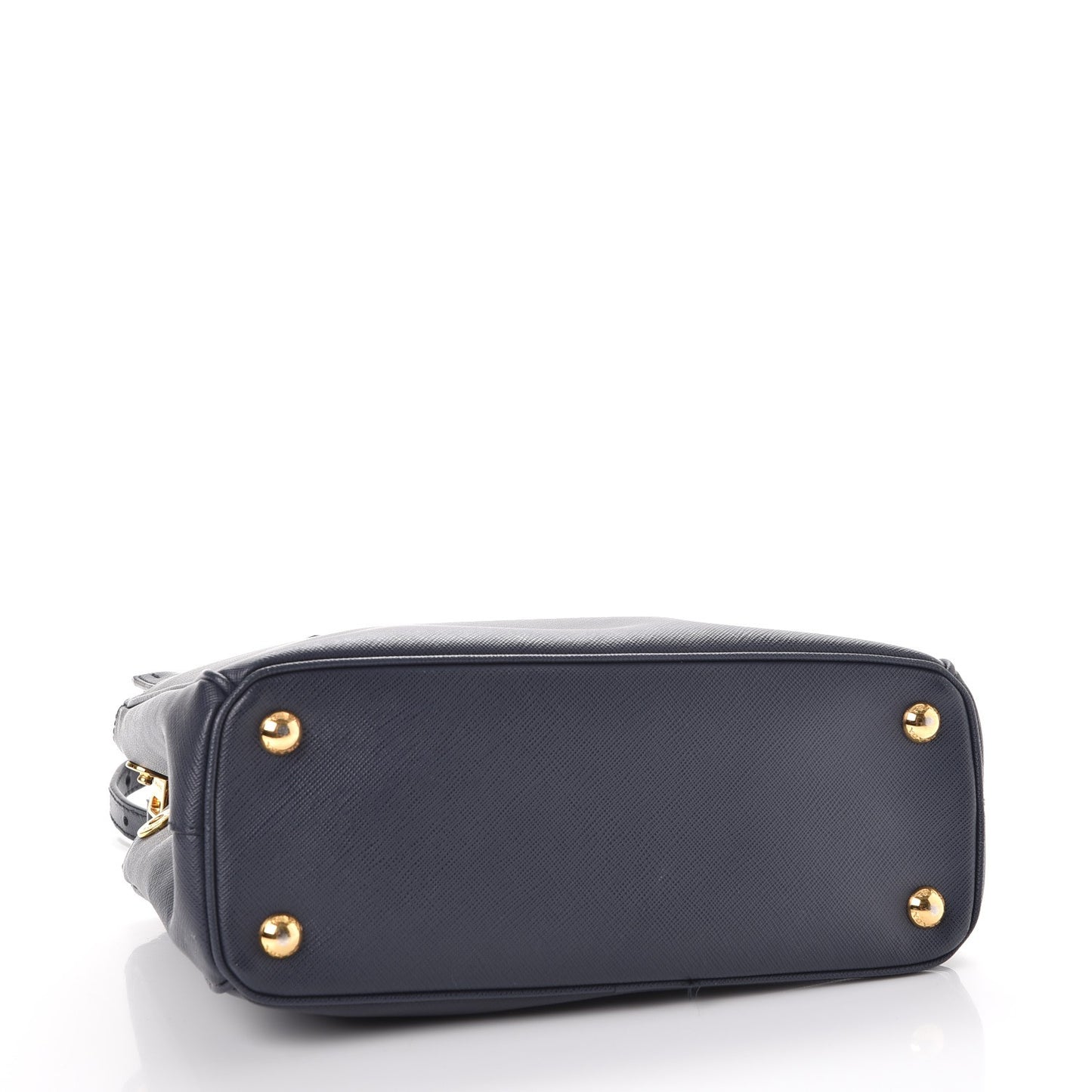 Saffiano Mini Galleria Double Zip Tote Baltico