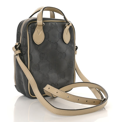 Gucci Econyl Nylon Monogram Off The Grid Shoulder Bag Graphite Grey New Plaster 3 of 9