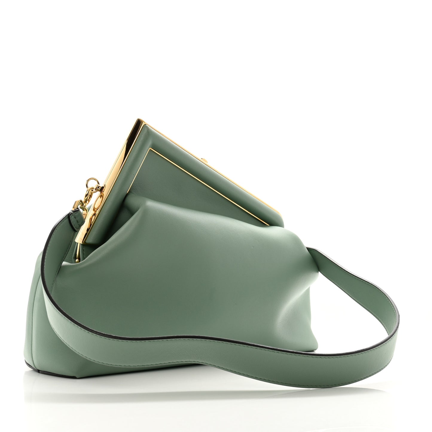 Shiny Nappa Medium Fendi First Menta