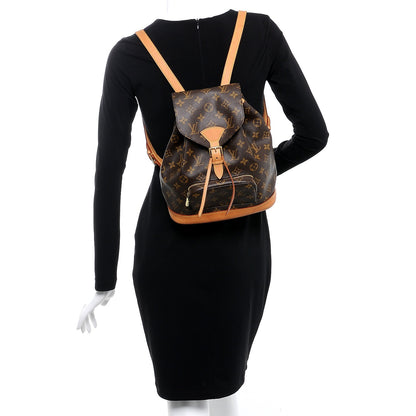 Louis Vuitton Monogram Montsouris MM Backpack 2 of 9