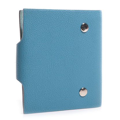 Hermes Togo Ulysse Mini Notebook Cover Blue Jean 3 of 8