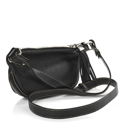 Chanel Grained Calfskin Lax Crossbody Bag Black 2 of 11
