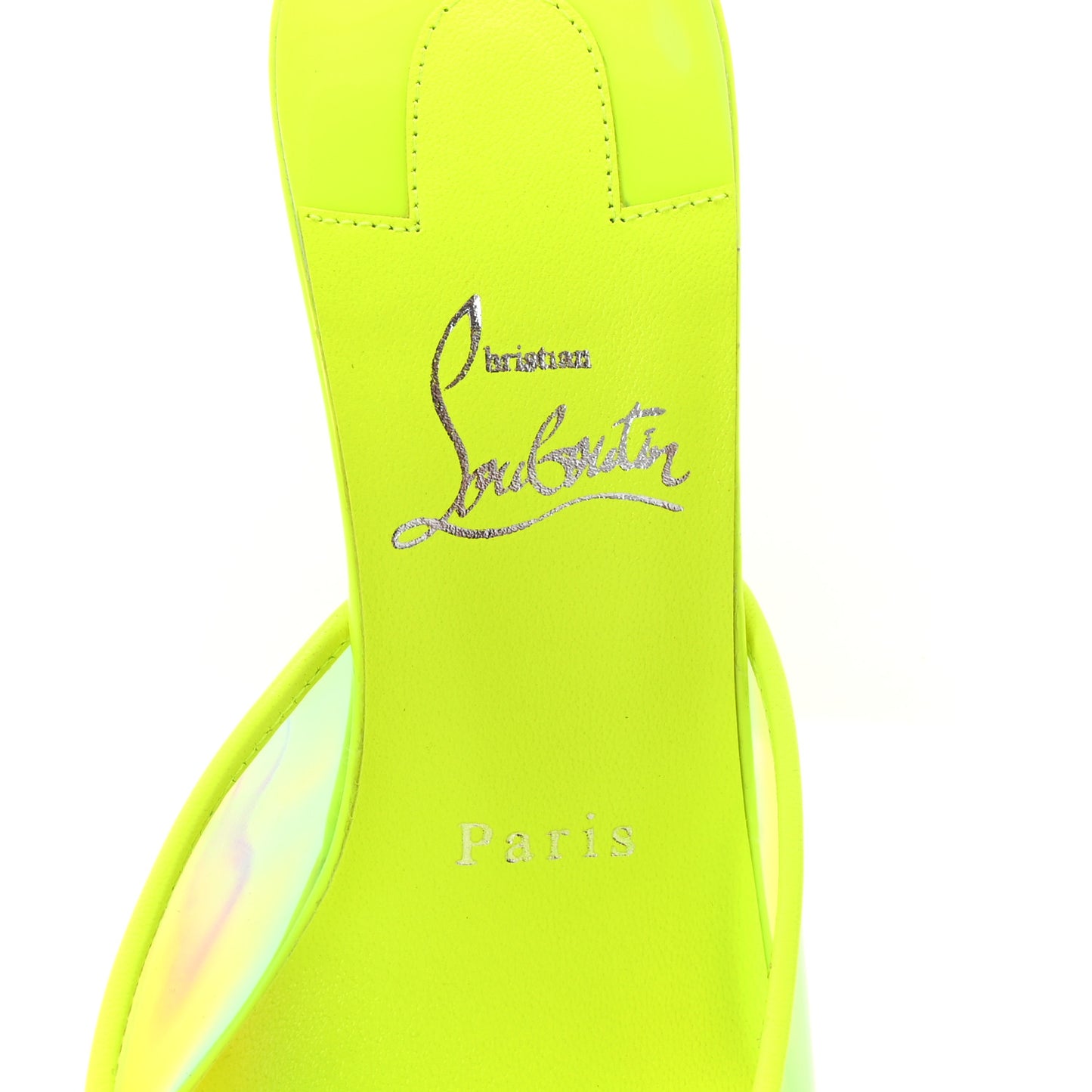 PVC Just Arch 100 Slide Sandals 37 Neon Yellow