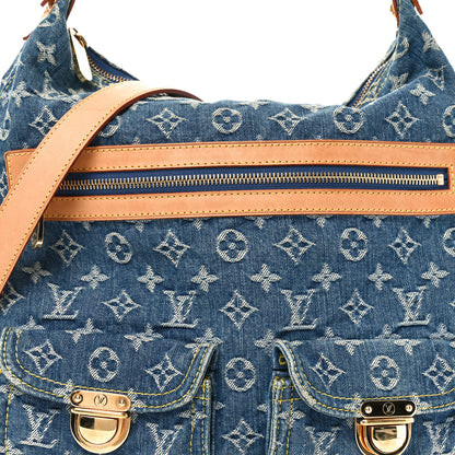 Louis Vuitton Denim Baggy GM Blue 7 of 9