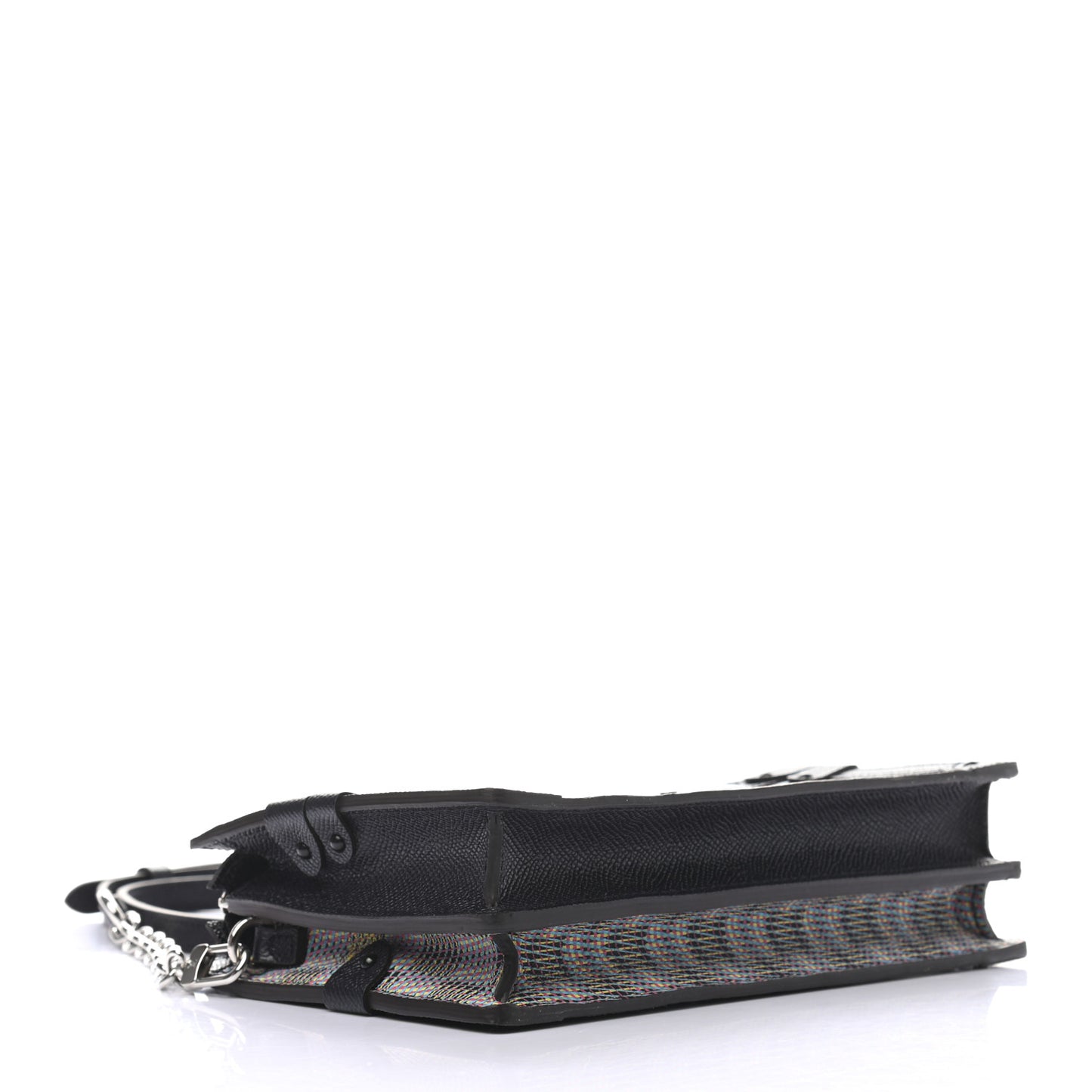 Calfskin Monogram LV Pop Trunk Clutch Blue