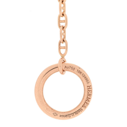 Hermes 18K Rose Gold PM Farandole Necklace 120 6 of 7