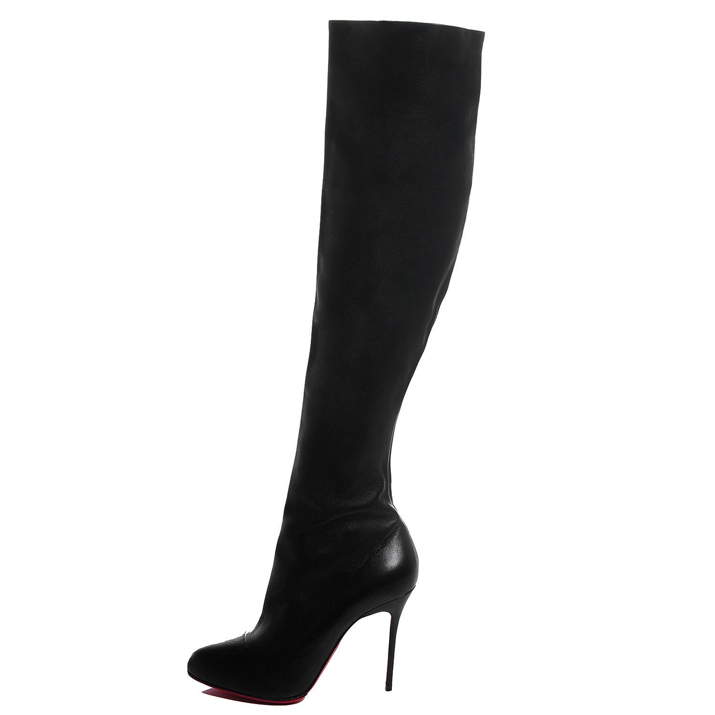 Leather Sempre Monica 100 Over the Knee Boot 40.5 Black