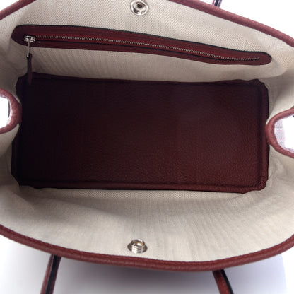 Hermes Vache Country Garden Party 30 TPM Rouge H 5 of 9