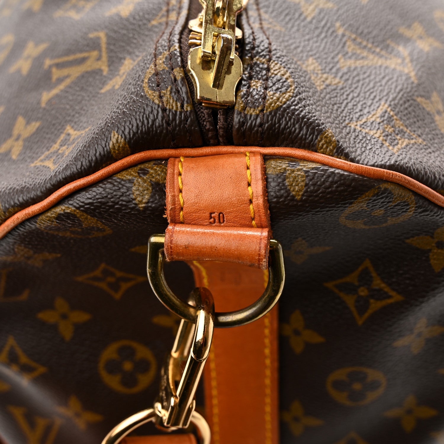 Louis Vuitton Monogram Keepall Bandouliere 50 7 of 17