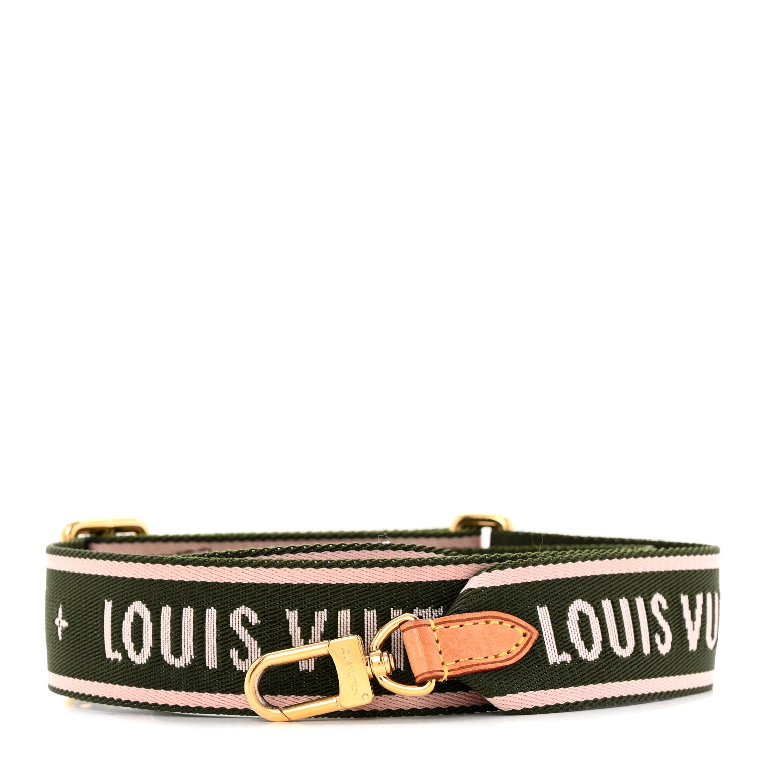 Louis Vuitton Monogram Multi Pochette Accessories Shoulder Strap Kaki Pink 1 of 9