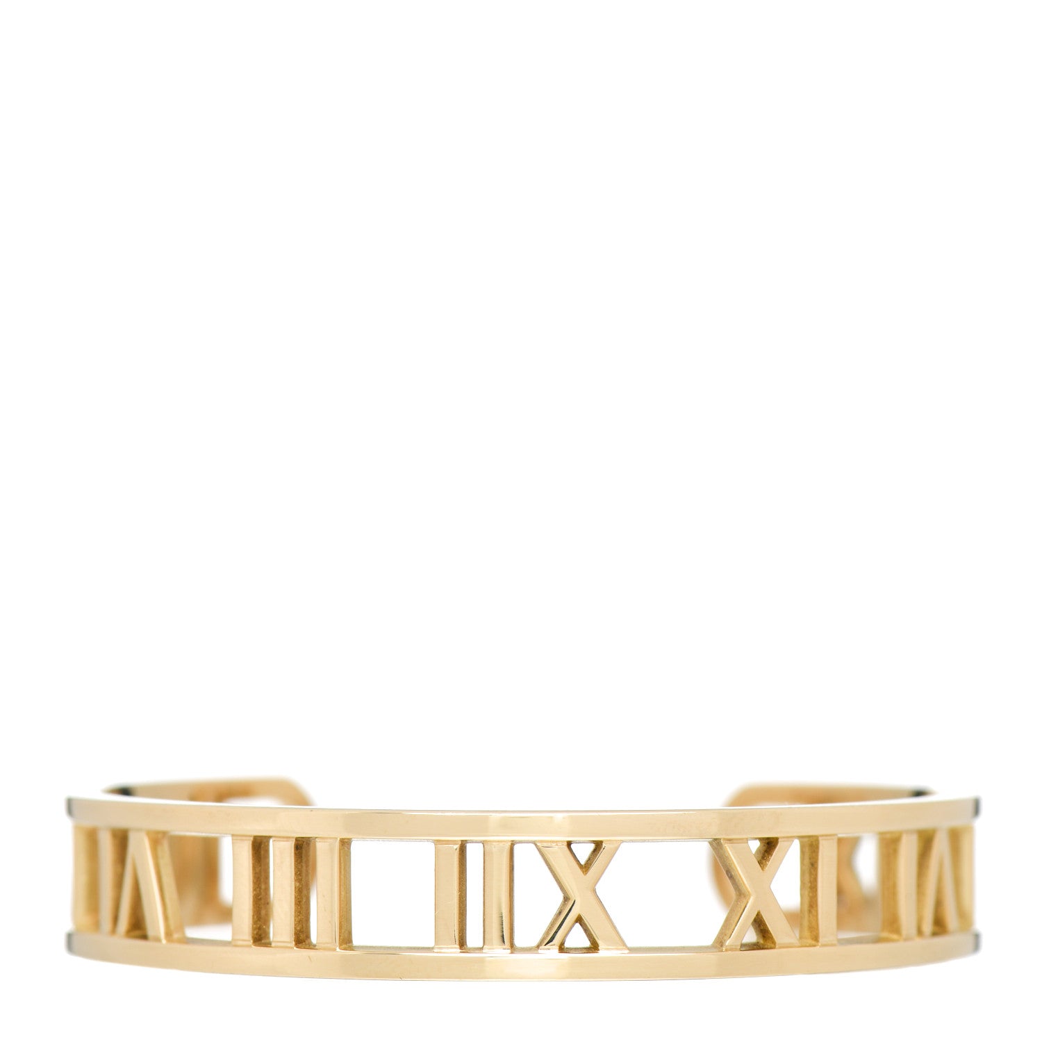 Tiffany 18K Yellow Gold Atlas Open Cuff Bracelet 1 of 5