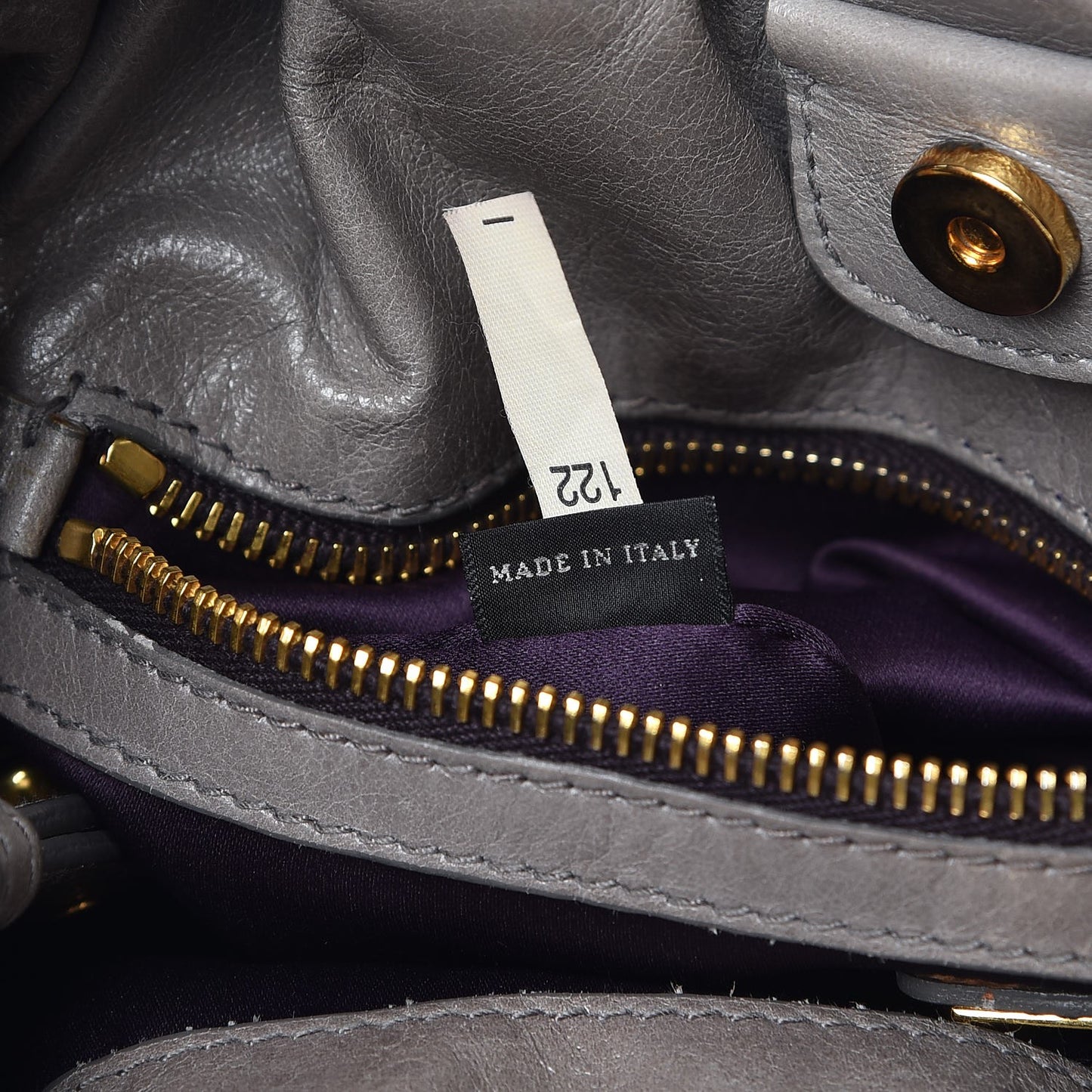 Nappa Lux Large Shopping Tote Astro