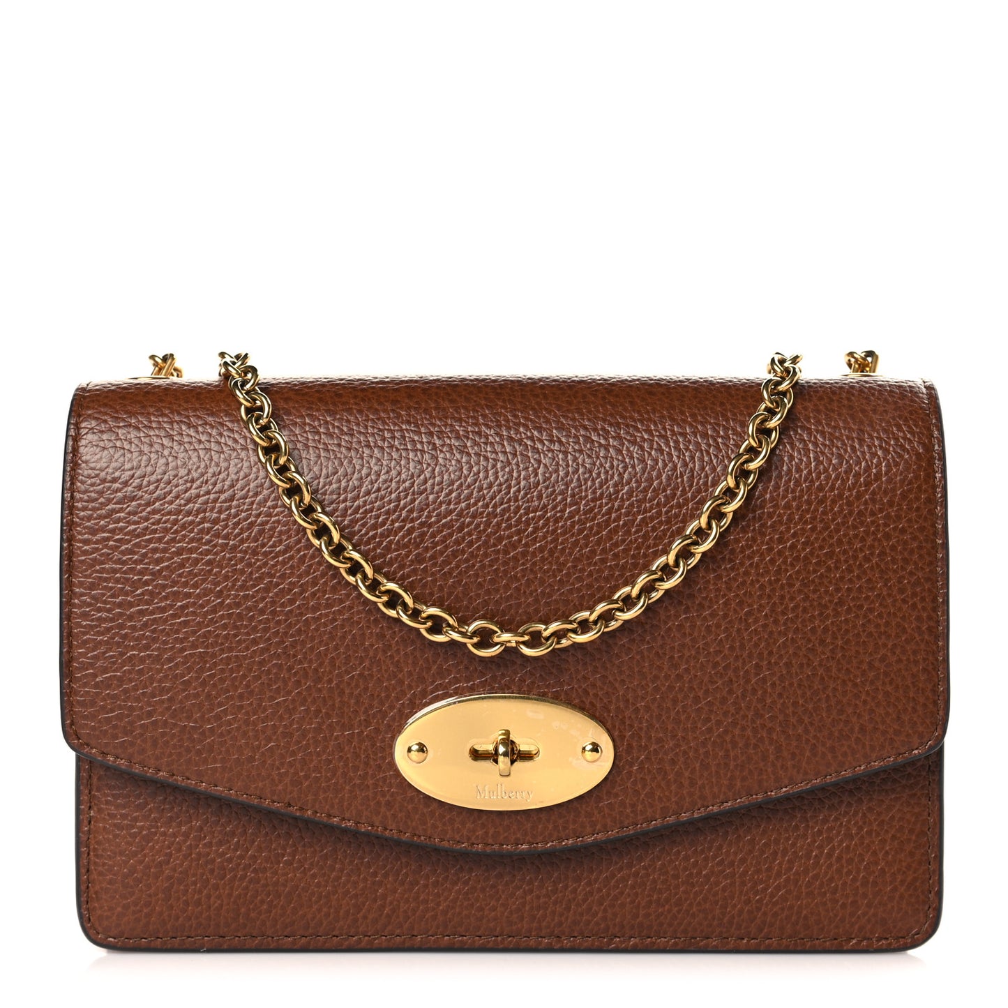 Small Classic Grain Calfskin Medium Darley Oak