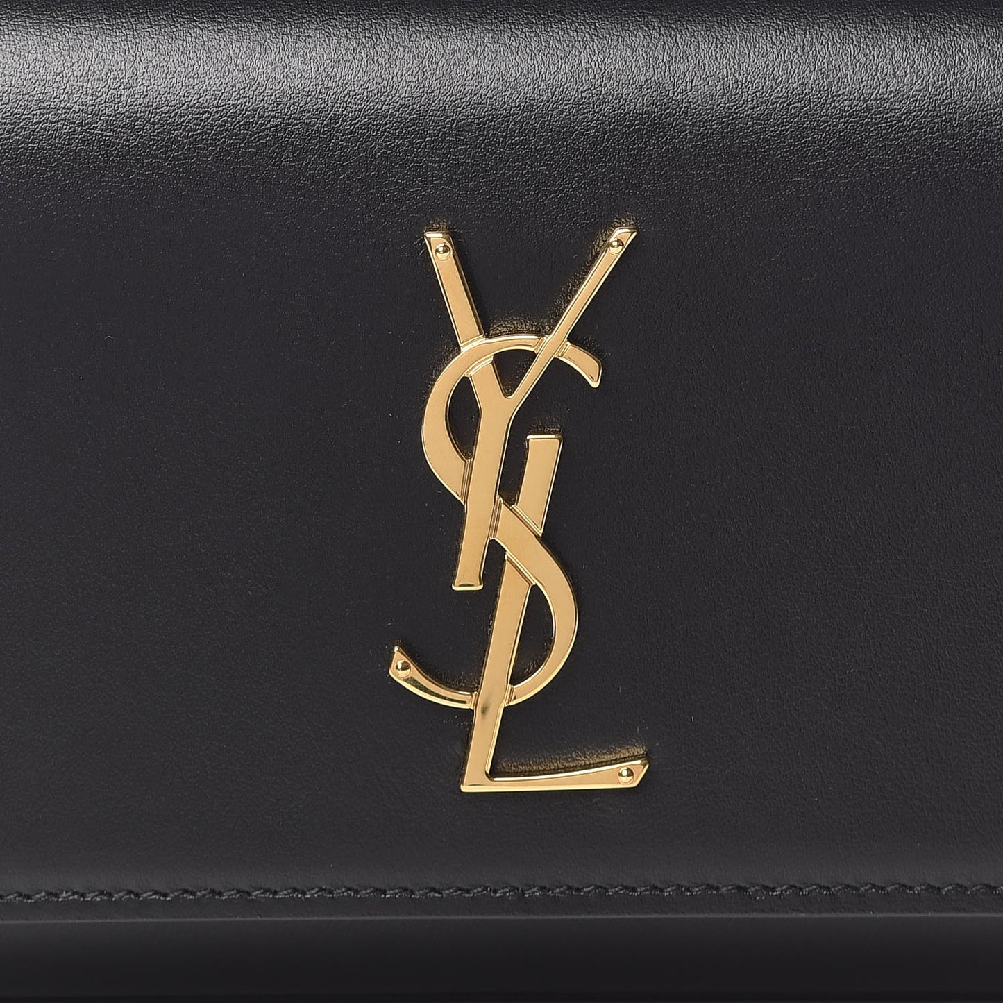 Smooth Calfskin Monogram Kate Belt Bag Black