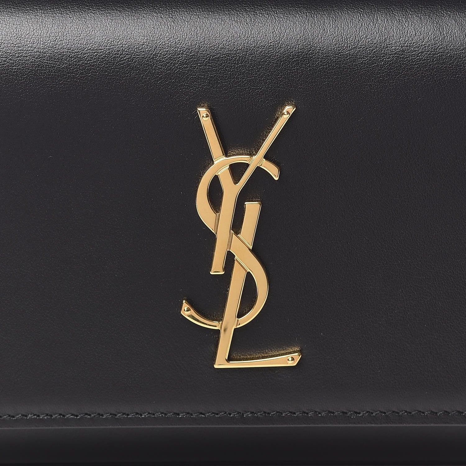 Saint Laurent Smooth Calfskin Monogram Kate Belt Bag Black 9 of 9