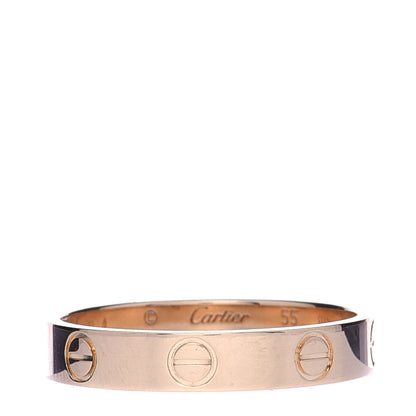 Cartier 18K Yellow Gold 3.5mm LOVE Wedding Band Ring 55 7.25 1 of 6