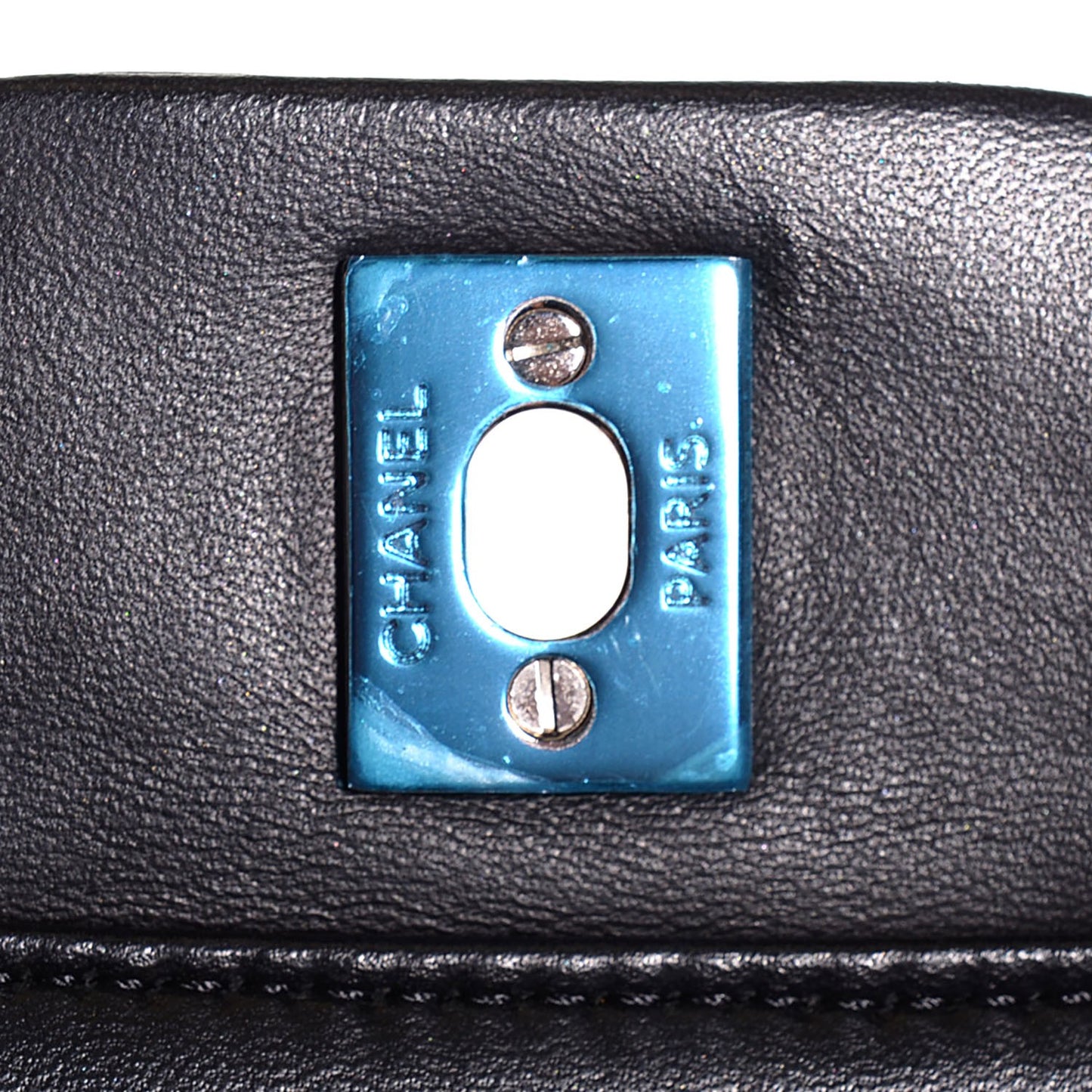 Lambskin Quilted Jumbo by 4 Flap Black
