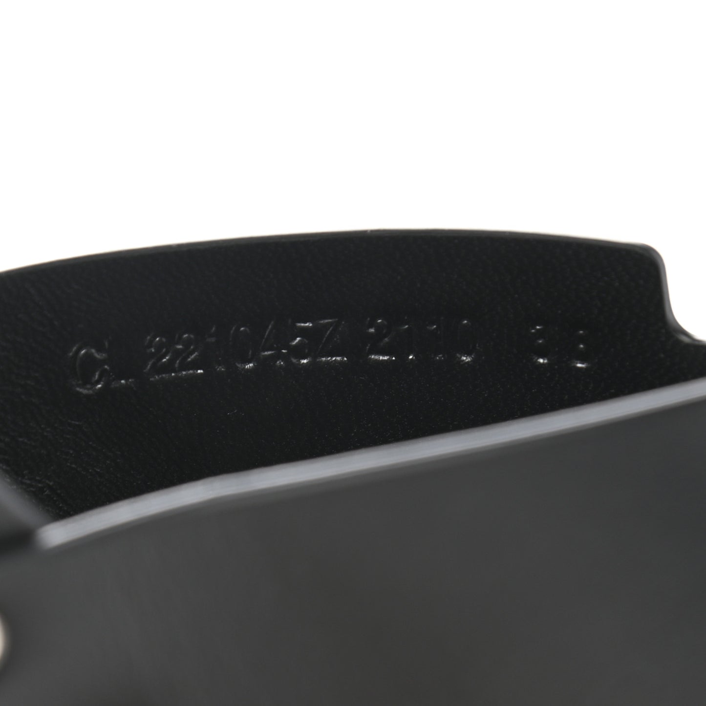Calfskin Ellipse Sandals 38 Black