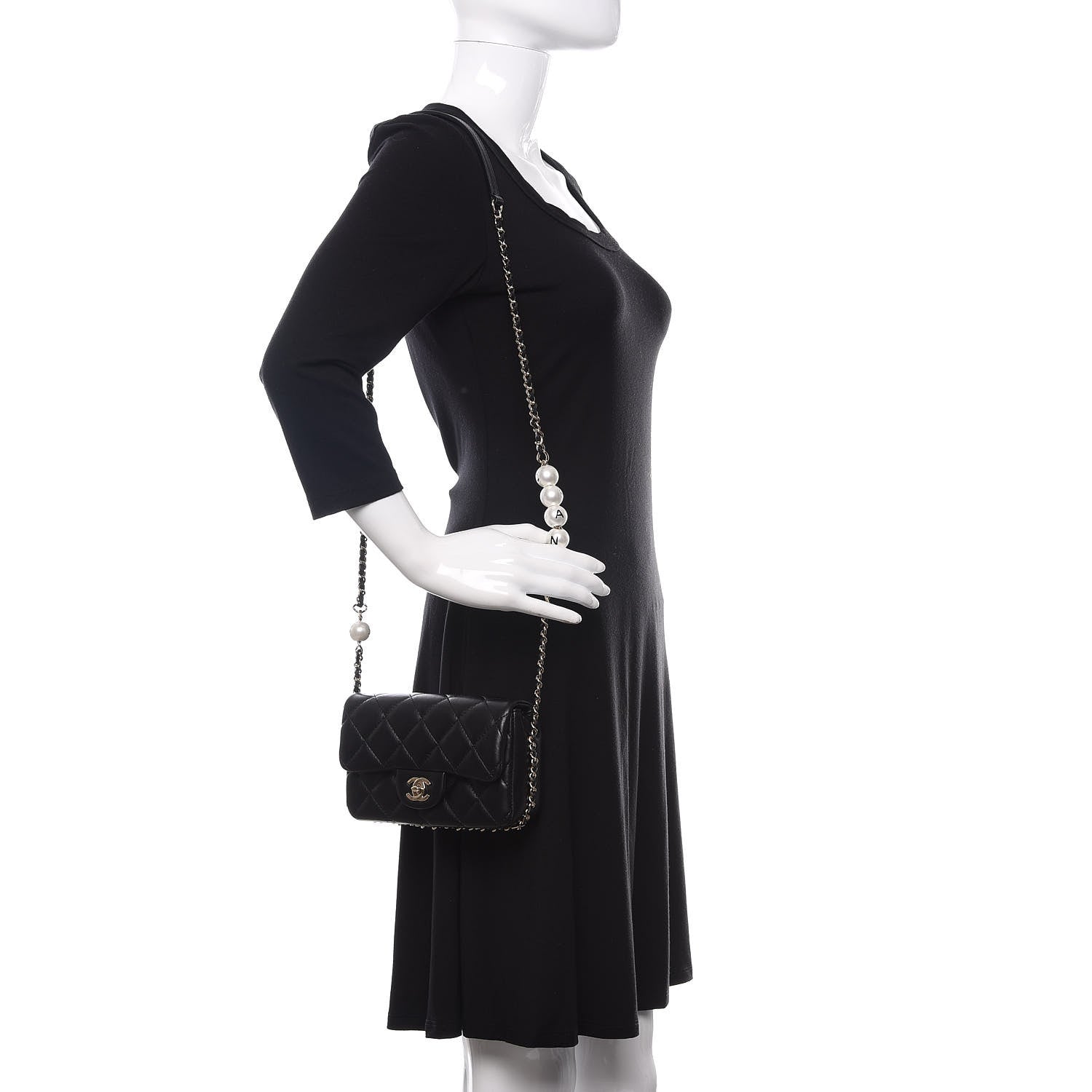 Chanel Lambskin Quilted Mini My Precious Flap Black 2 of 11