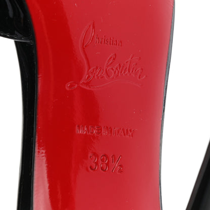 Christian Louboutin Patent Iriza 100 Pumps 38.5 Black 7 of 10
