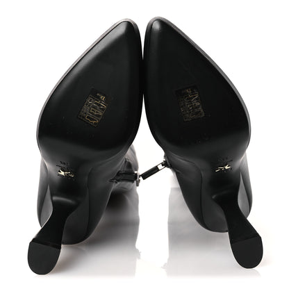 Christian Dior Nappa Knee High Boots 38.5 Black 7 of 10