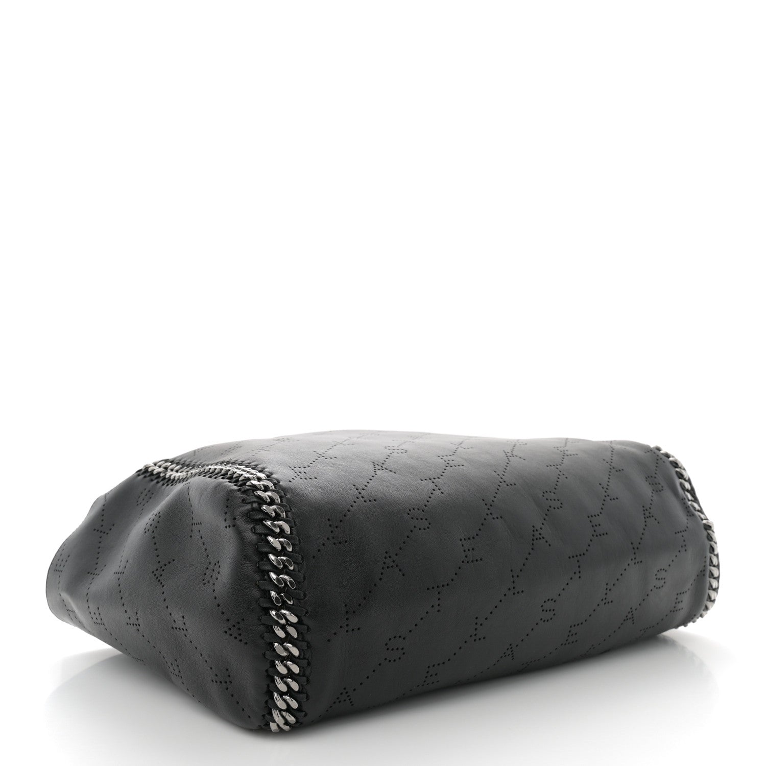 Stella McCartney Eco Alter Nappa Perforated Logo Falabella Reversible Tote Black 5 of 15