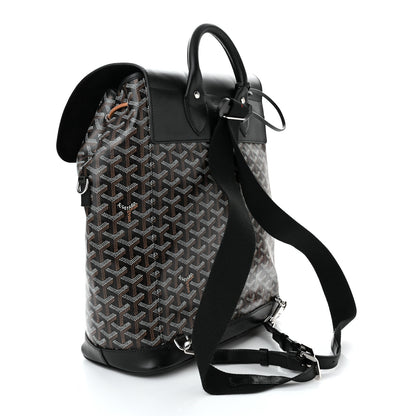 Goyard Goyardine Calfskin Alpin MM Backpack Black 3 of 11