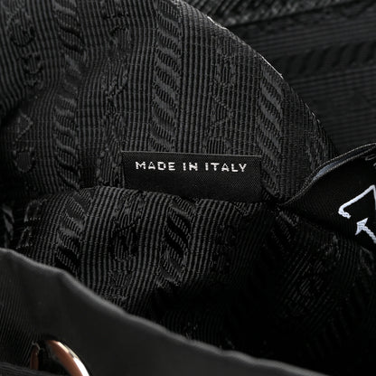 Prada Tessuto Nylon Saffiano Medium Backpack Black 7 of 12