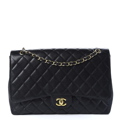 Chanel Caviar Quilted Maxi Single Flap Black 1 of 12