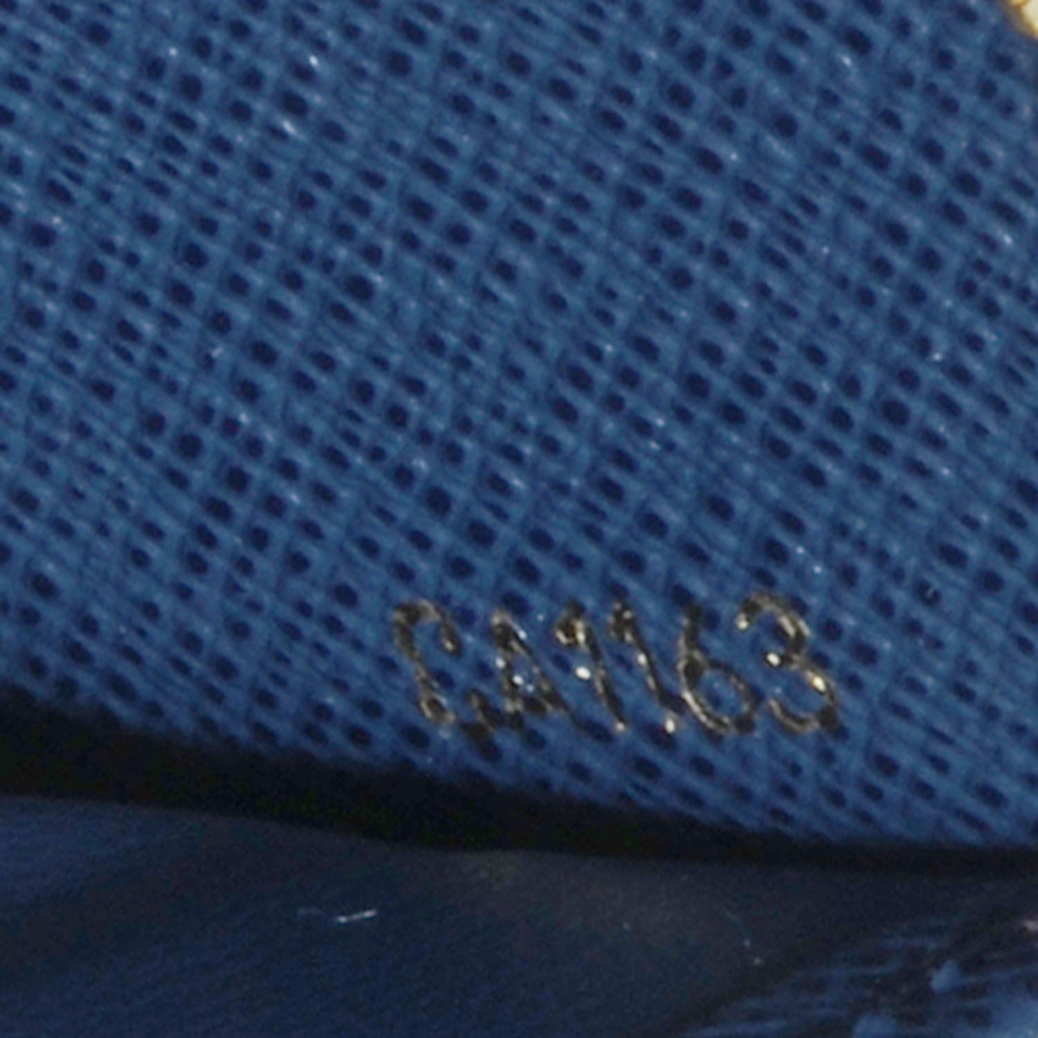 Louis Vuitton Damier Paillettes Zippy Wallet Blue 7 of 7