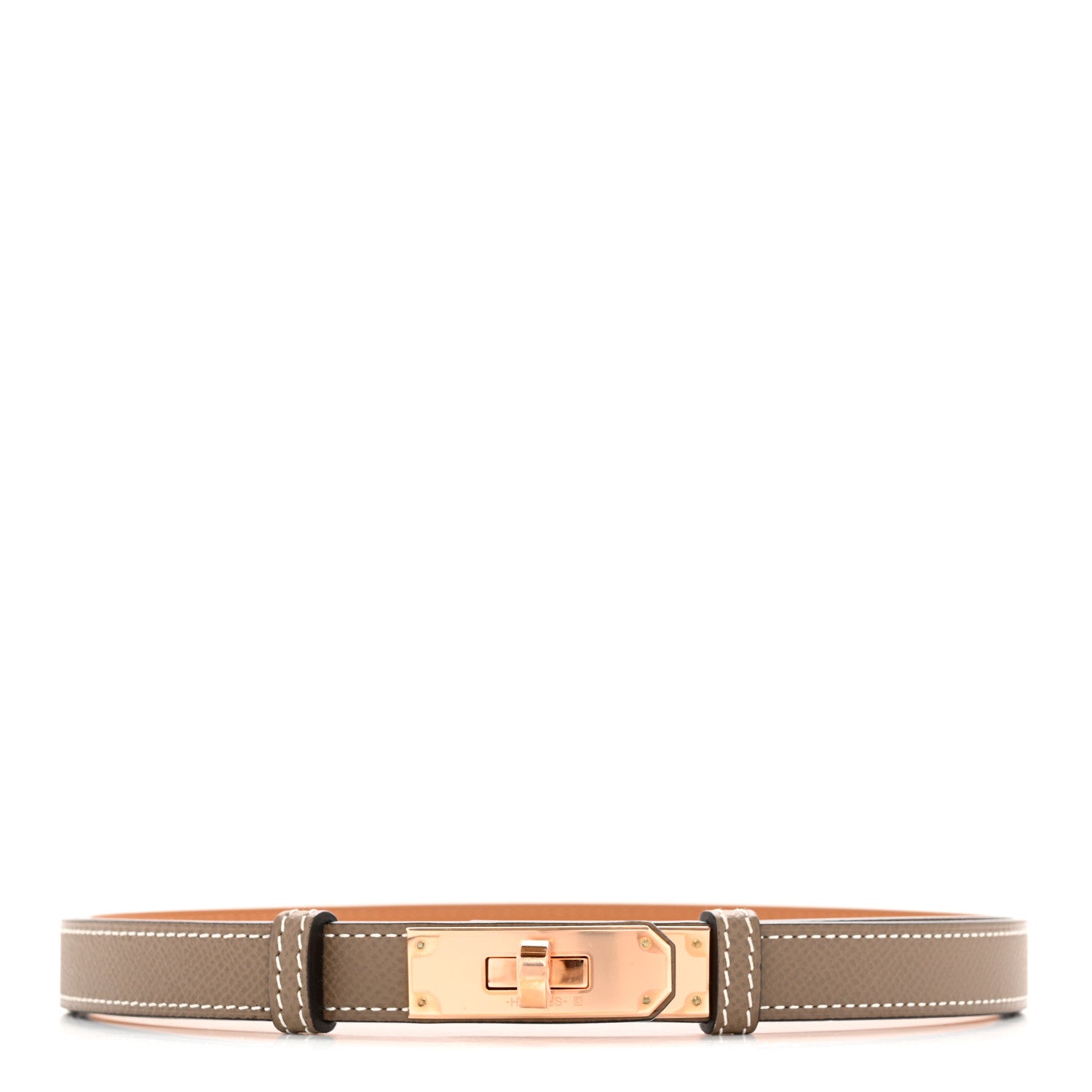 Hermes Epsom Kelly Belt Etoupe 1 of 3