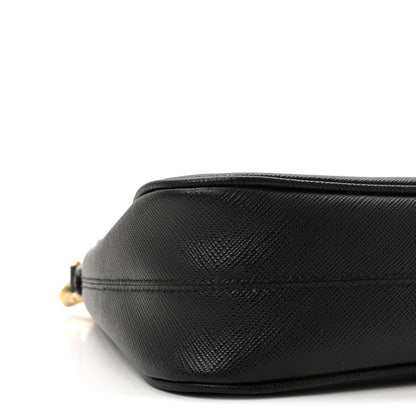 Prada Saffiano Lux Re-Edition 2005 Shoulder Bag Black 8 of 9