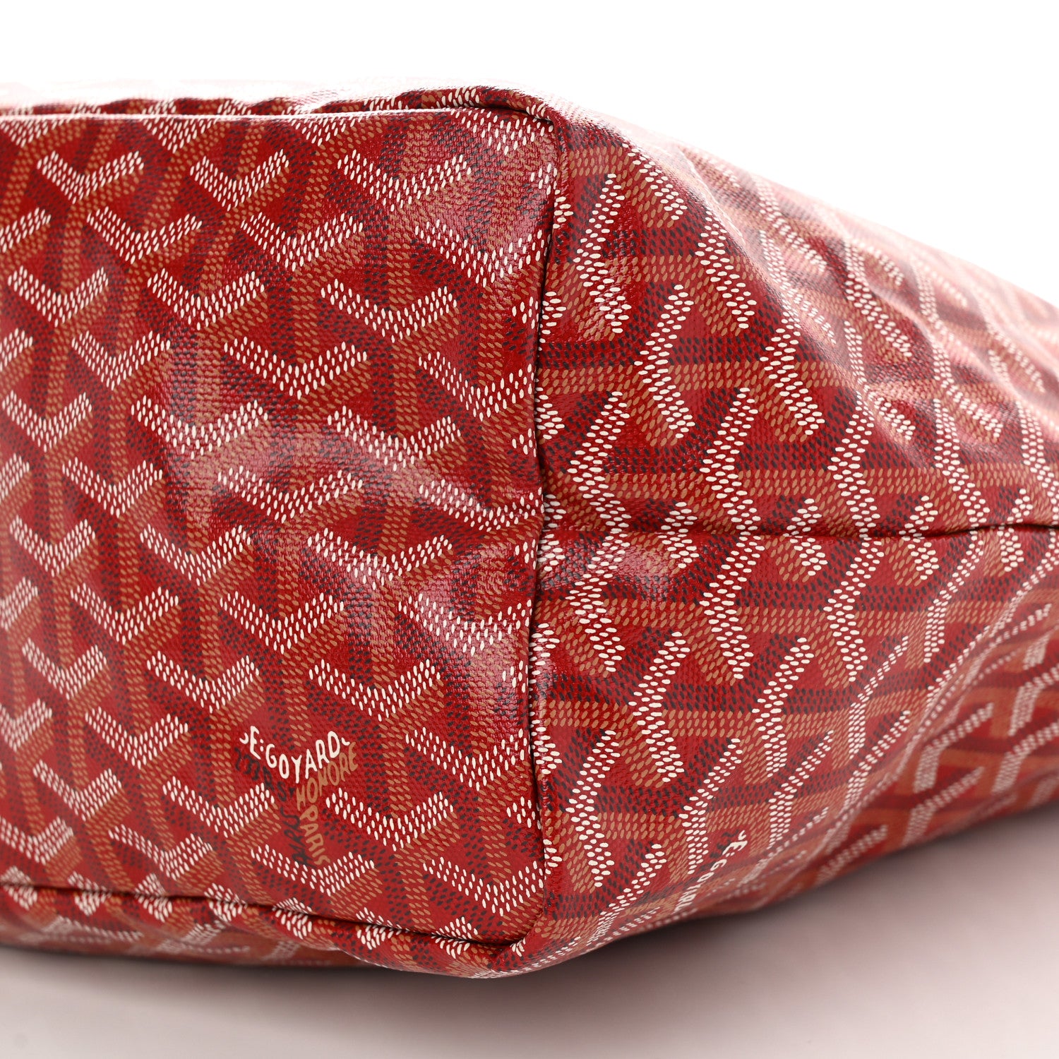 Goyard Goyardine Saint Louis PM Red 10 of 10