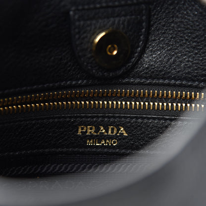 Prada Vitello Daino Hobo Black 8 of 10