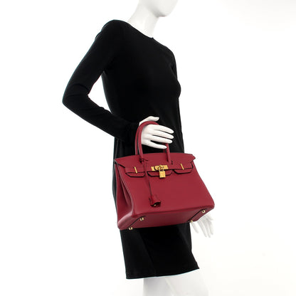 Hermes Togo Birkin 30 Rouge Grenat 2 of 26