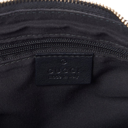 Gucci Monogram Medium D Gold Ring Hobo Black 9 of 9