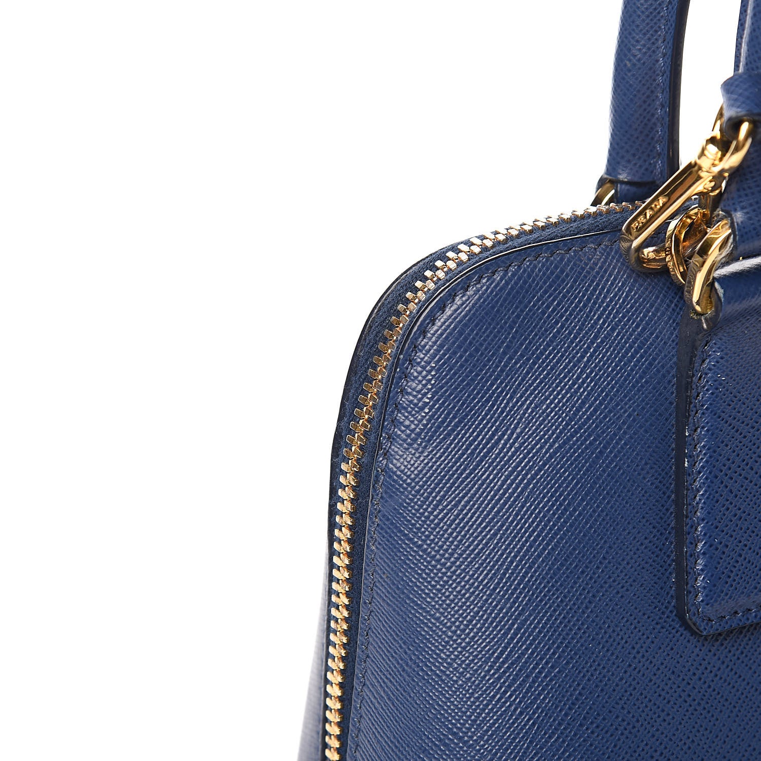 Prada Saffiano Lux Small Promenade Tote Azzurro 12 of 13