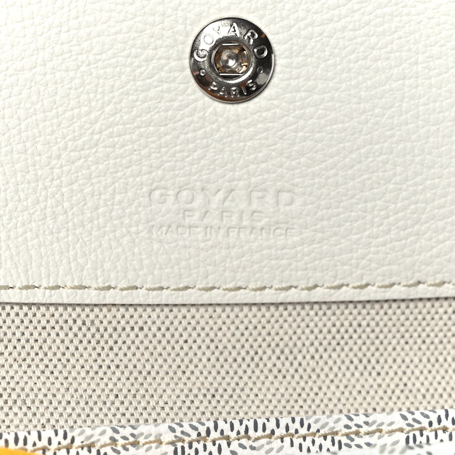 Goyard Goyardine Boheme Hobo White 8 of 10