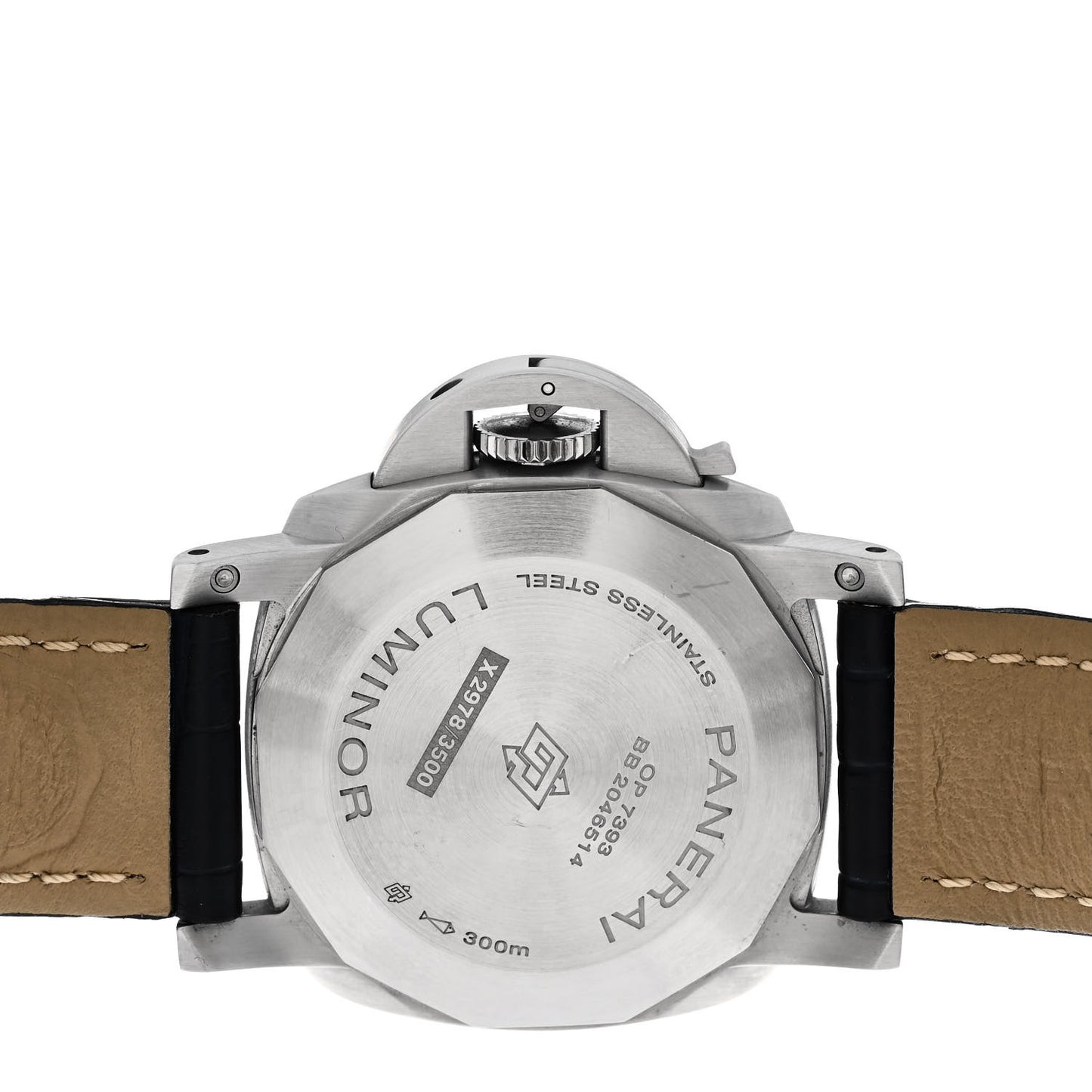 Stainless Steel Alligator 44mm Luminor Marina Automatic Watch Blue PAM01313