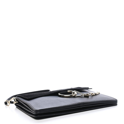 Chloe Suede Calfskin Medium Faye Shoulder Bag Black 4 of 9